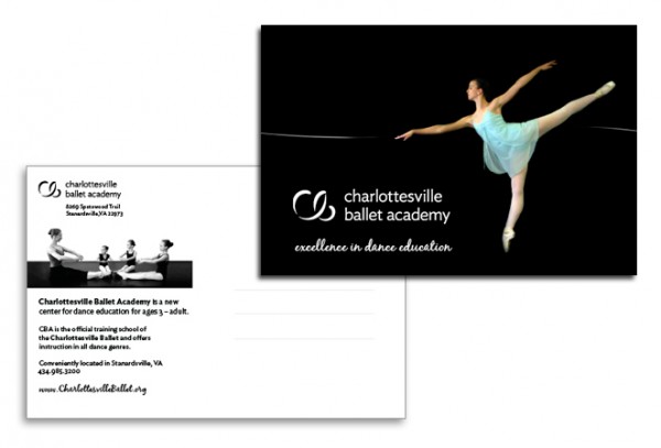 Charlottesville Ballet postcards