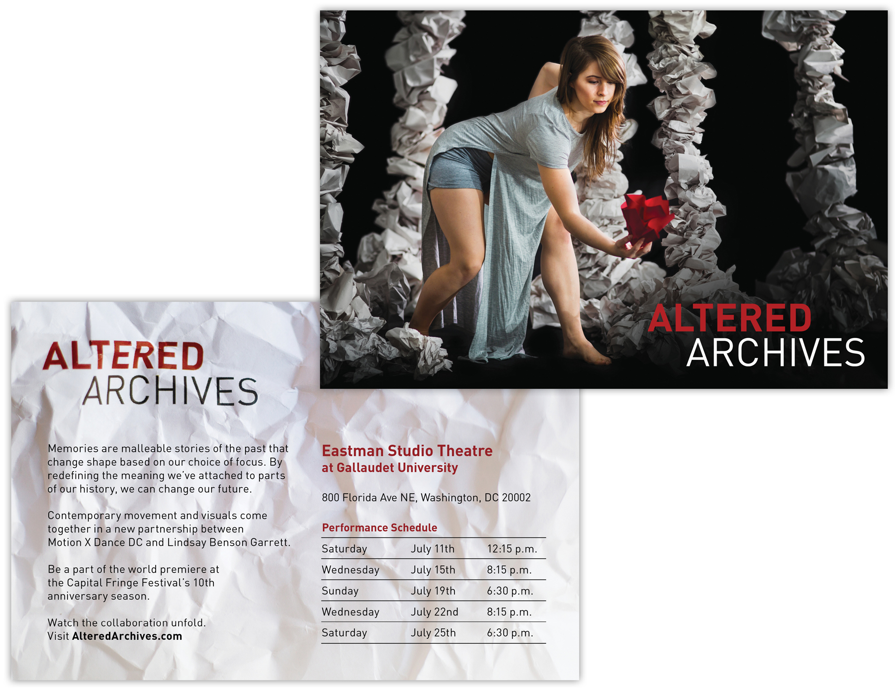 Altered Archives postcard photography and design by Lindsay Benson Garrett