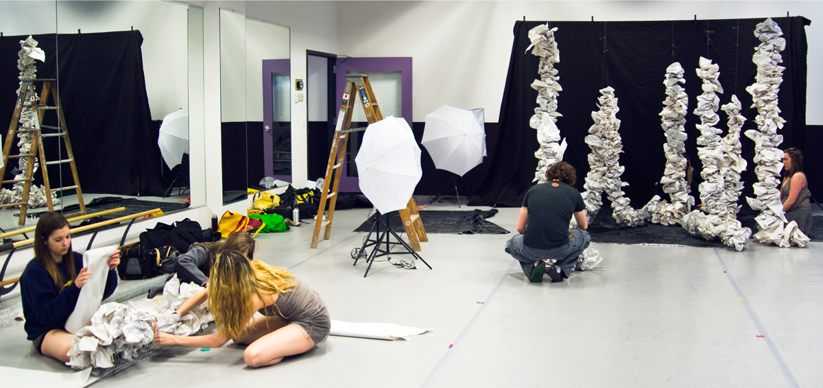 Altered Archives photo shoot setup